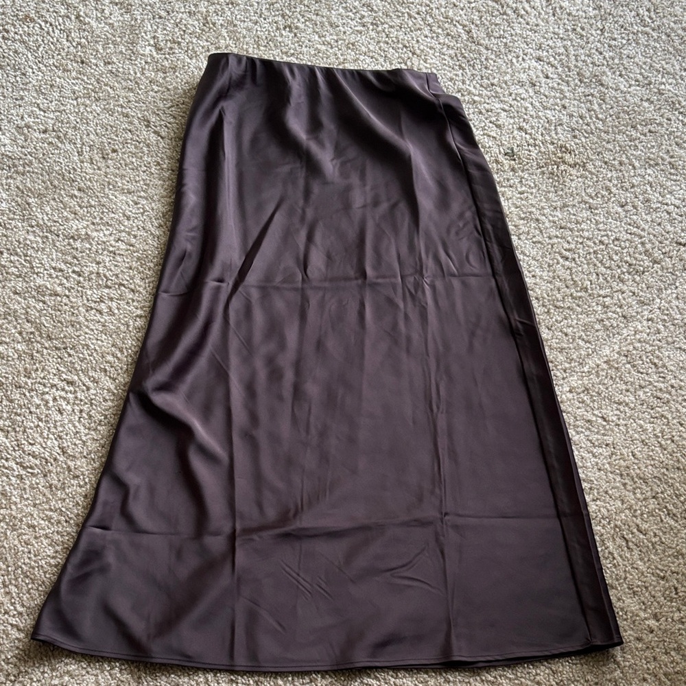Sincerely Jules Chocolate A-Line Skirt